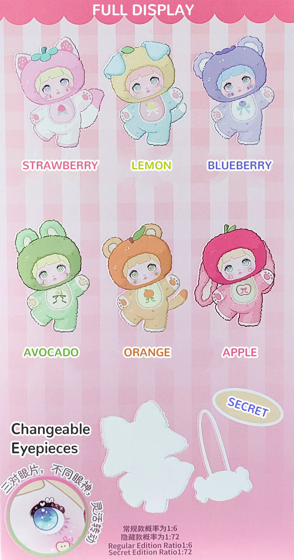 Nommi-V3 Interesting Fruits Series Plush Blind Box