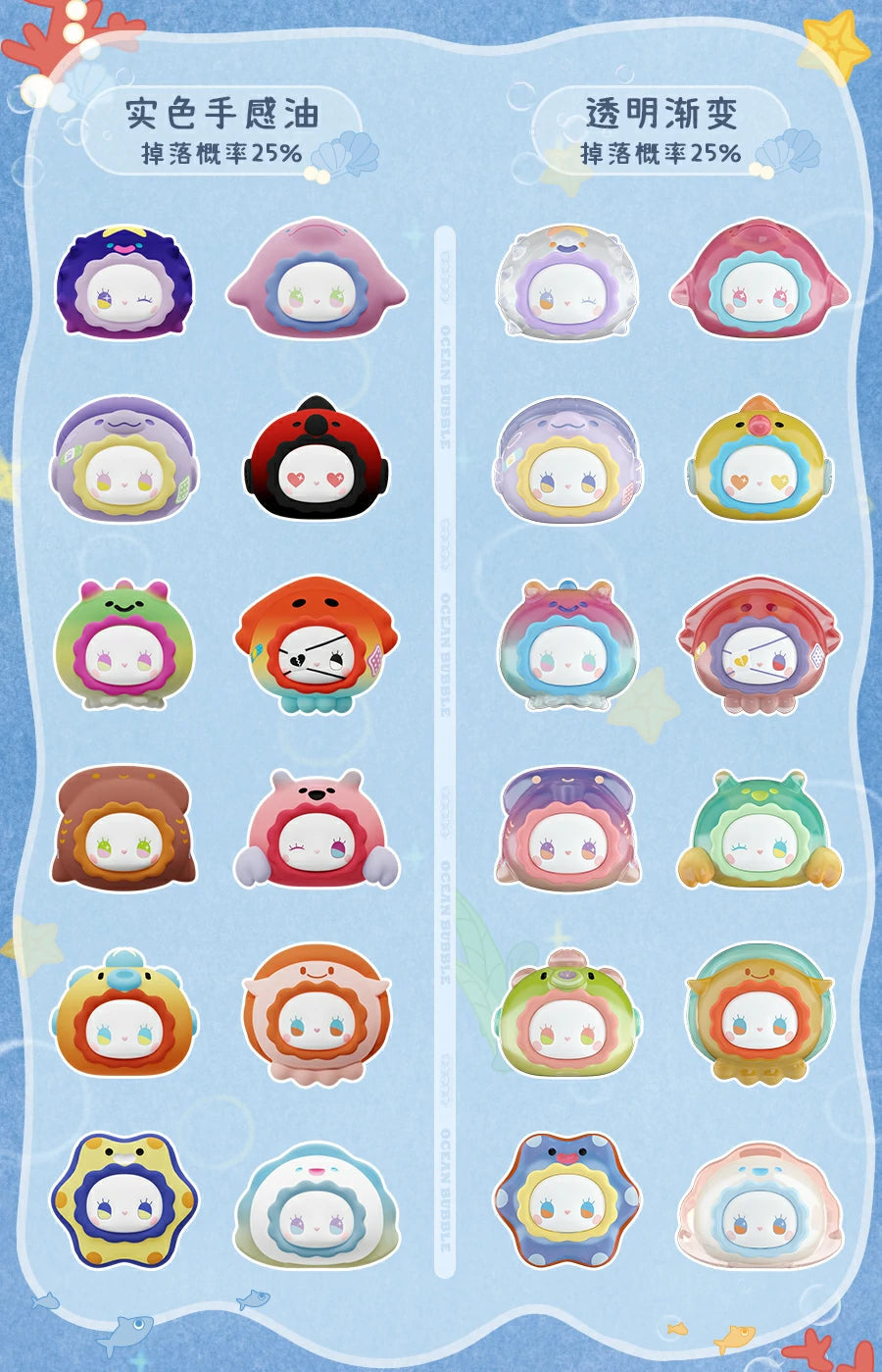 Emma Ocean Bubble Beans Series Blind Box