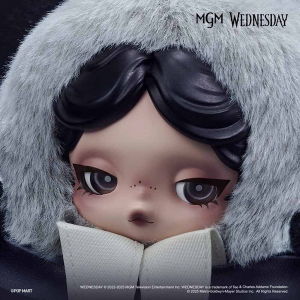 POP MART × Wednesday Plush Series Hanging Card Dolls (Nevermore Academy Uniform Version)