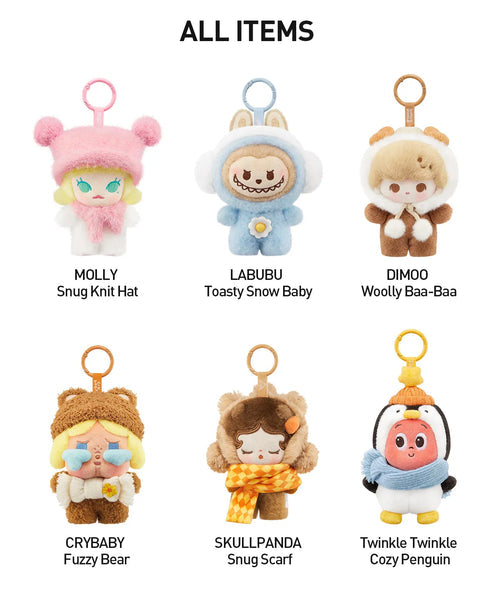 POP BEAN Fluffy & Cozy Series-Plush Pendant Blind Box