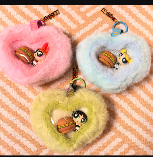 Power puff girl & Macdonald plush